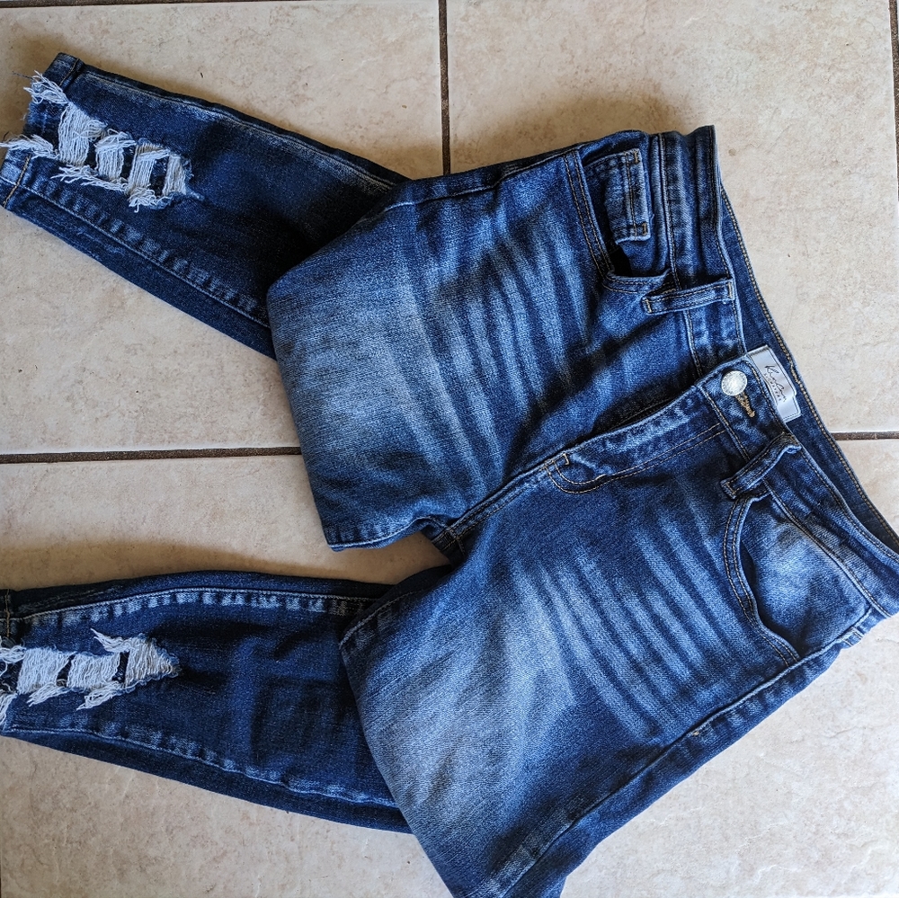 Kancan signature jeans 27 mid rise ankle skinny